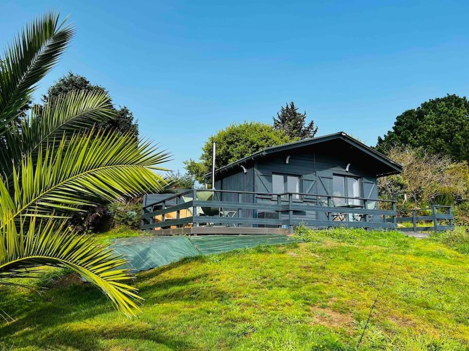 Scorfel Lodge, Northwood, Bain Nordique, Terrasse トレガステル エクステリア 写真